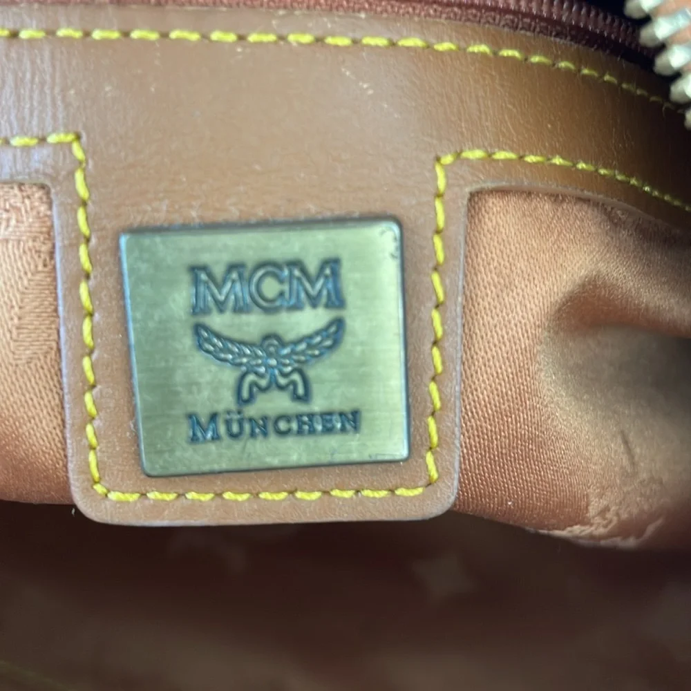 MCM Visetos‎ Boston Bag